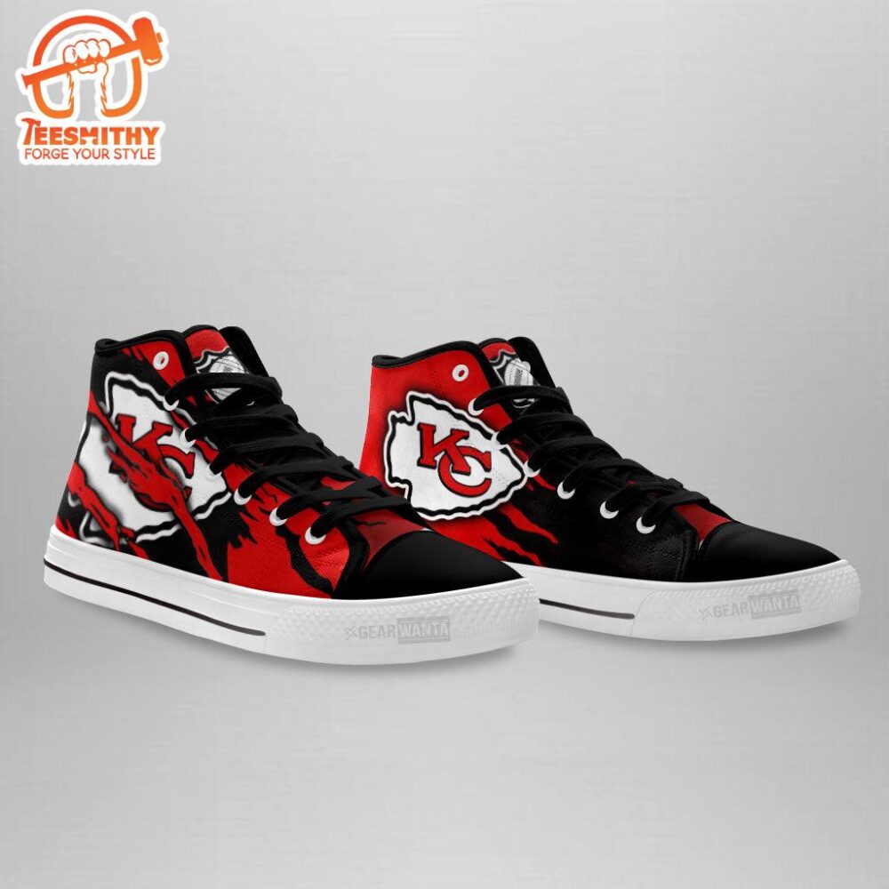 Kansas City Chiefs High Top Shoes Custom For Fans