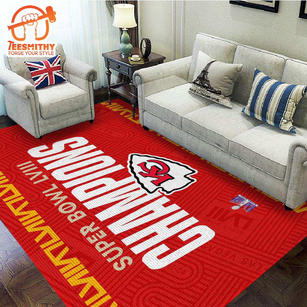 Kansas City Chiefs Merry Christmas Custom Rug Carpet