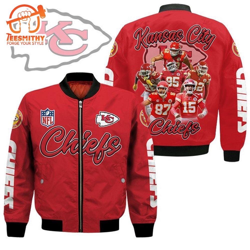 Kansas City Chiefs Players Nfl Bomber Jacket  Gift For Fans