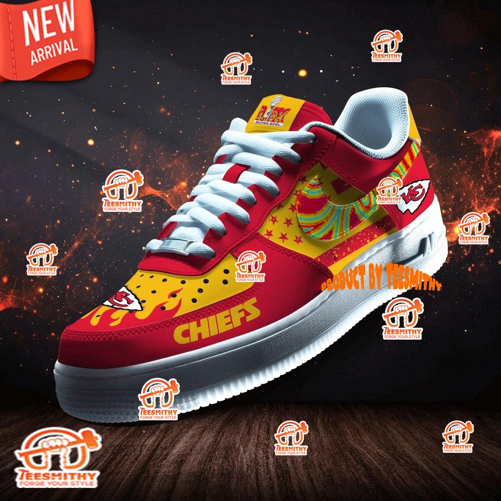 Kansas City Chiefs Super Bowl LIX Nike Air Force 1 Shoes