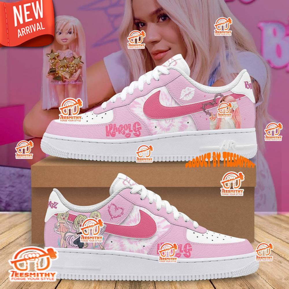 Karol G x Bratz Limited Edition Pink Air Force 1 Shoes