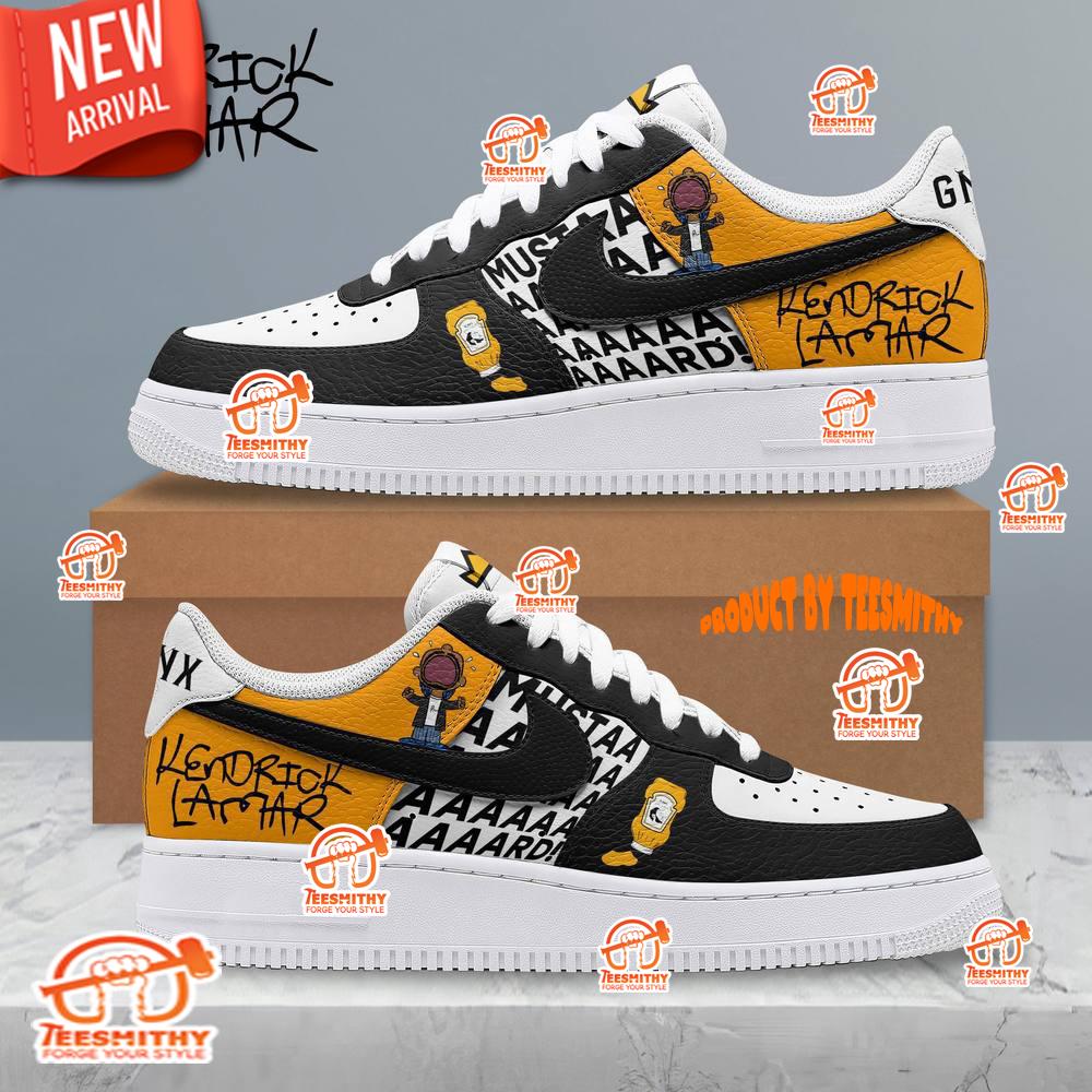 Kendrick Lamar Mustard Special Edition Nike Air Force 1 Shoes