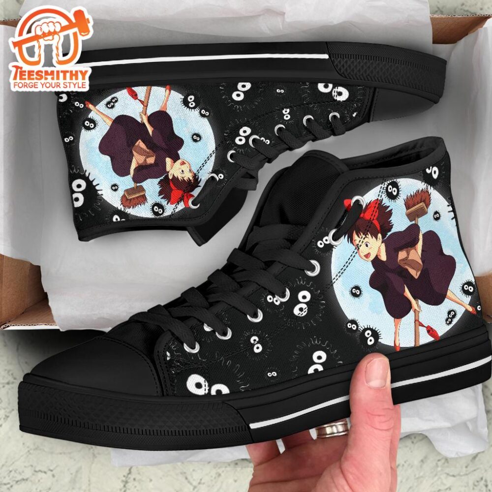 Kiki Delivery Service Sneakers Ghibli High Top Shoes Custom