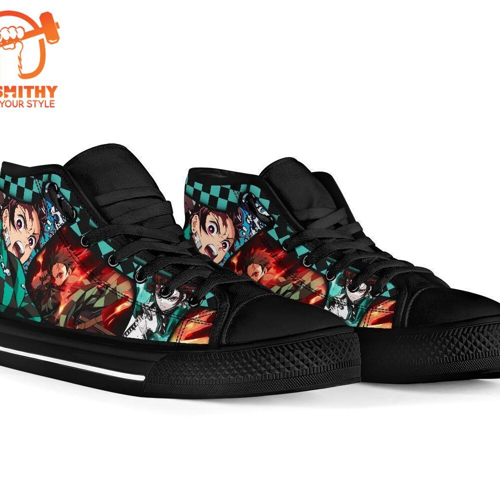 Kimetsu No Yaiba Sneakers Tanjro High Top Shoes