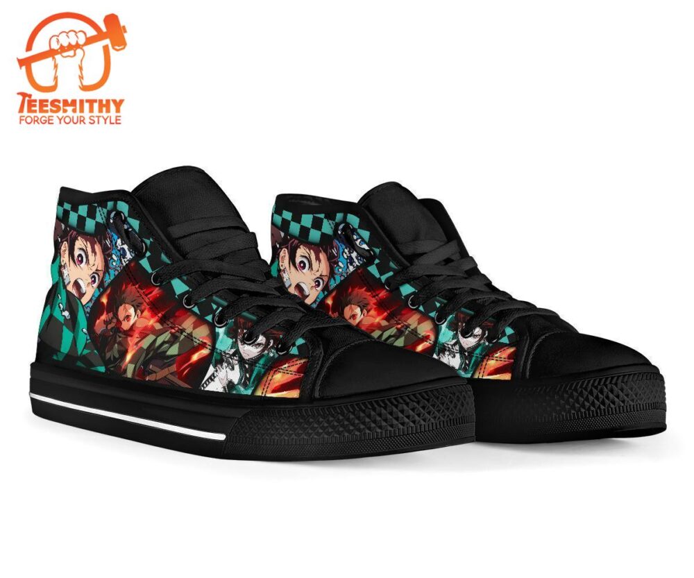 Kimetsu No Yaiba Sneakers Tanjro High Top Shoes