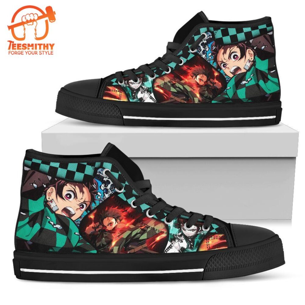 Kimetsu No Yaiba Sneakers Tanjro High Top Shoes