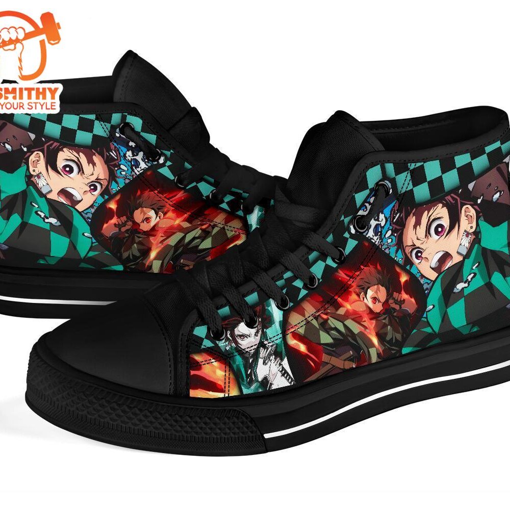 Kimetsu No Yaiba Sneakers Tanjro High Top Shoes