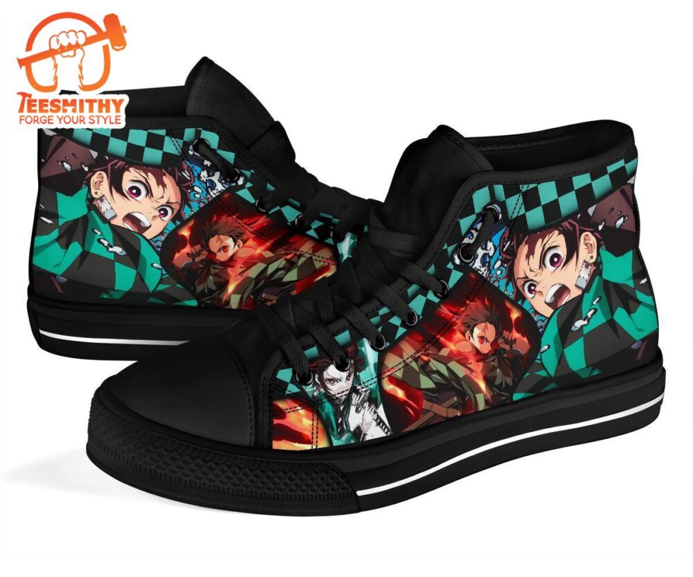 Kimetsu No Yaiba Sneakers Tanjro High Top Shoes