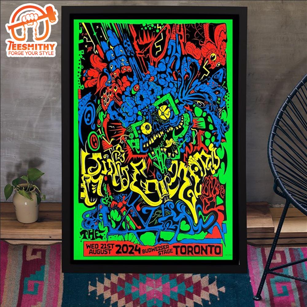 King Gizzard Budweiser Stage Toronto 8 21 24 Event Poster Canvas