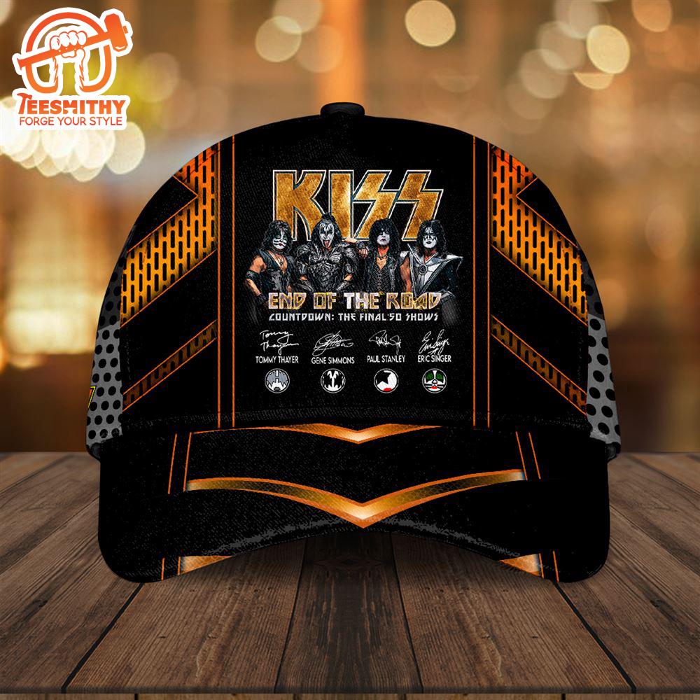 Kiss Band 2024 Logo New, 3D Classic Hat Cap Gift Xmas