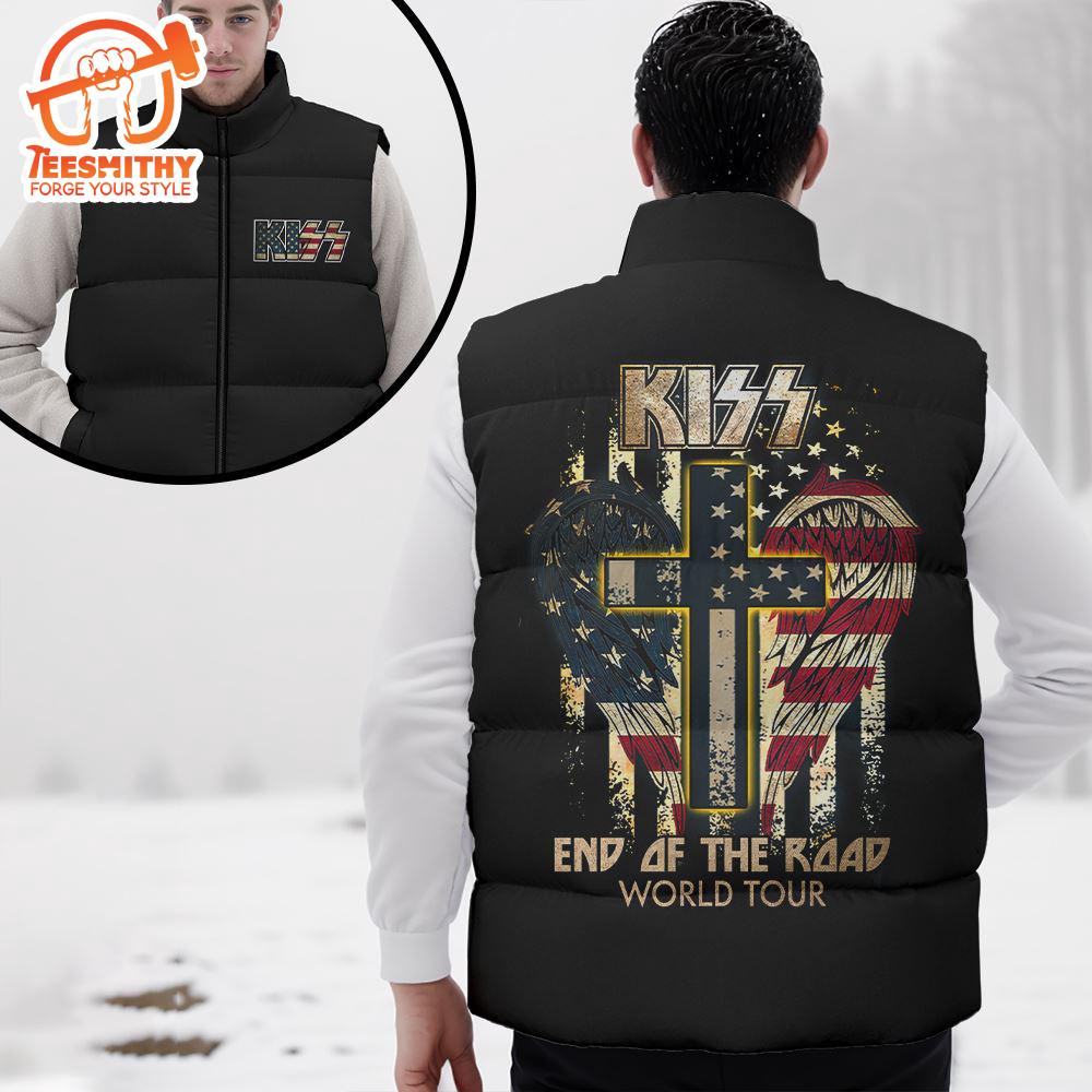 Kiss Band 2D End Of The Road Sleeveless Jacket