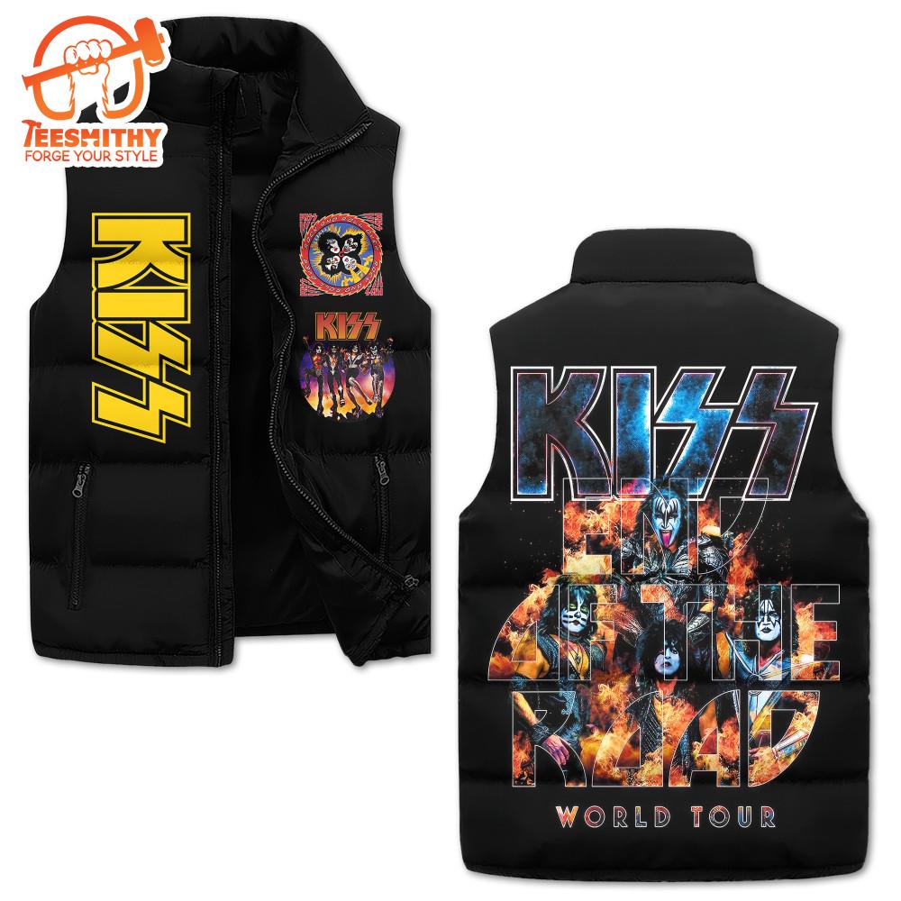 Kiss Band 2D Sleeveless Jacket Christmas For Fans