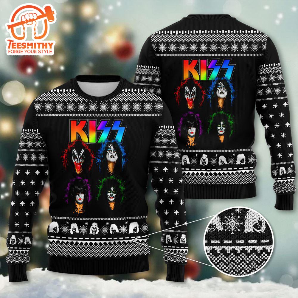 Kiss Band 3D Ugly Sweater Christmas Gift Christmas For Men And Women