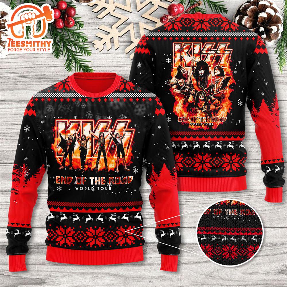 Kiss Band 3D Ugly Sweater For Fans