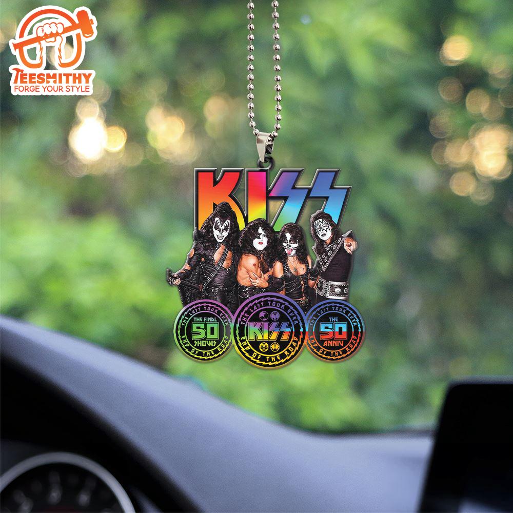 Kiss Band Acrylic Car Ornament, Christmas Ornament