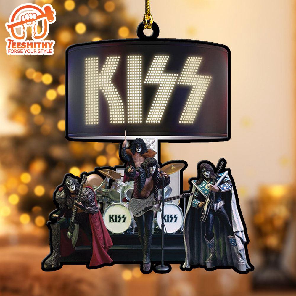 Kiss Band Acrylic Ornament, Christmas Ornament