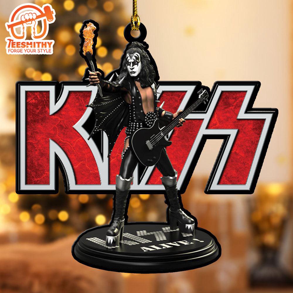 Kiss Band Acrylic Ornament Gift Xmas