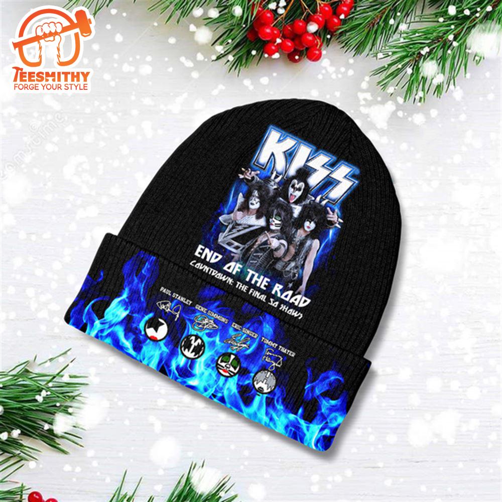 Kiss Band Beanie Hat Merry Christmas