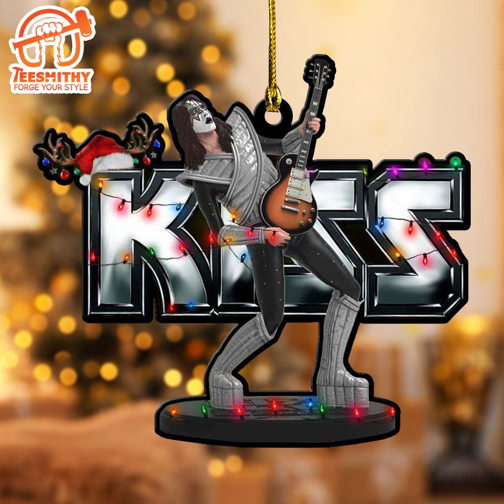 Kiss Band Custom Shape 1-sided Acrylic Ornament