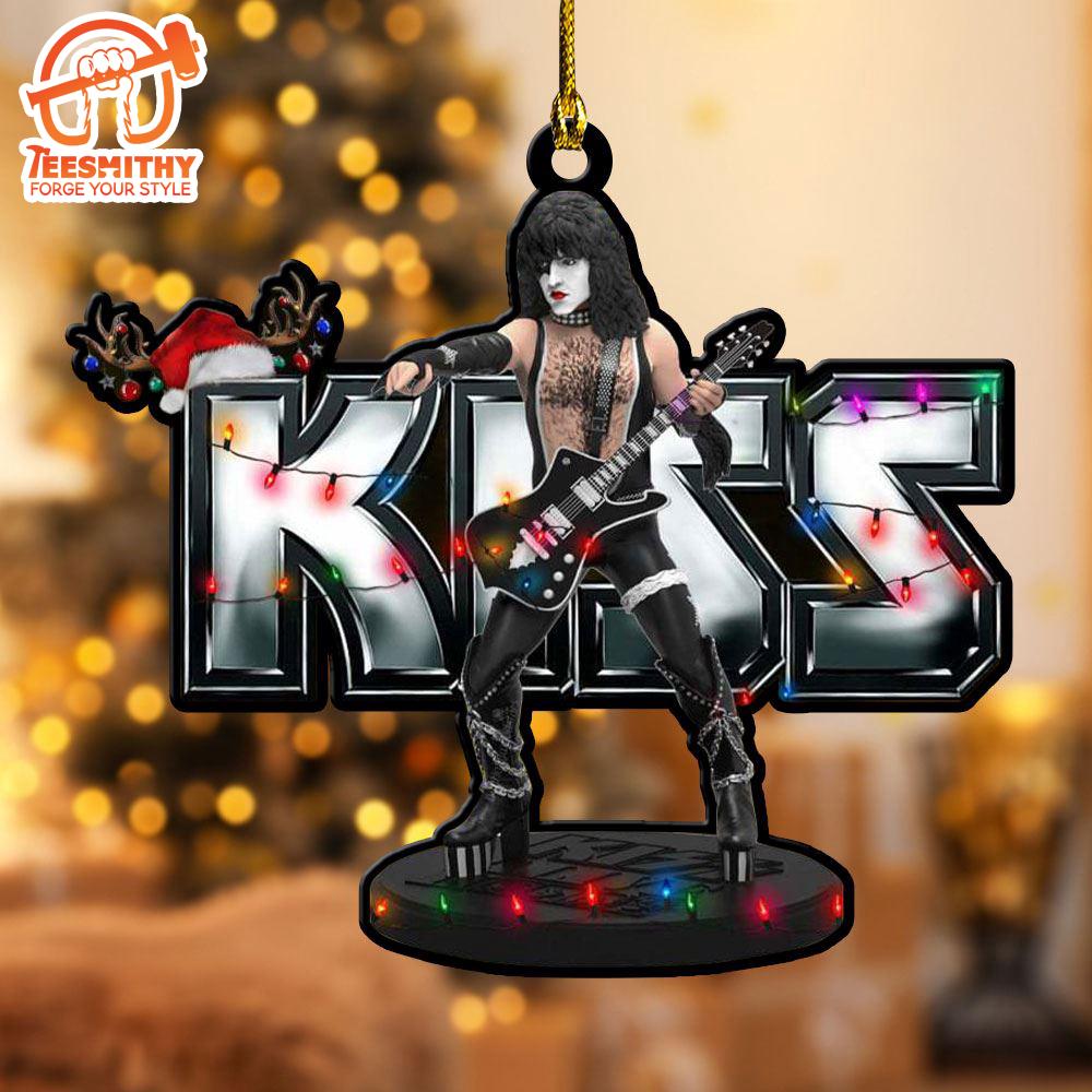 Kiss Band Custom Shape 1-sided Acrylic Ornament Gift For Xmas