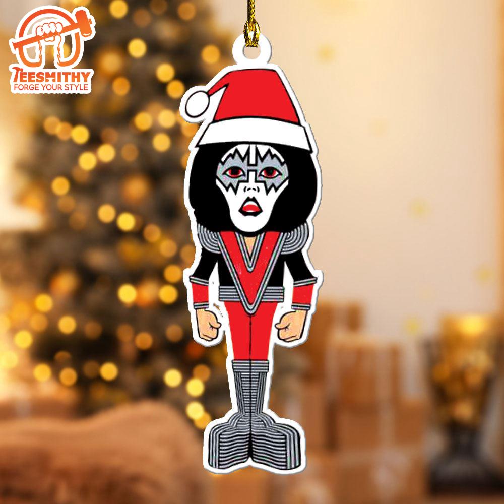 Kiss Band Custom Shape 2-sided Acrylic Ornament Gift For Xmas