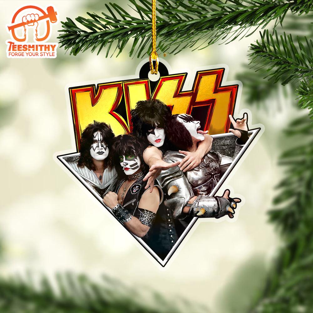 Kiss Band Custom shape Clear 1-sided Acrylic Car Ornament