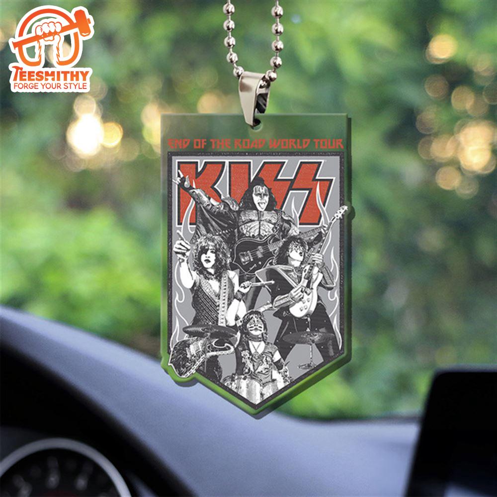 Kiss Band Custom shape Clear 1-sided Acrylic Car Ornament Gift For Xmas