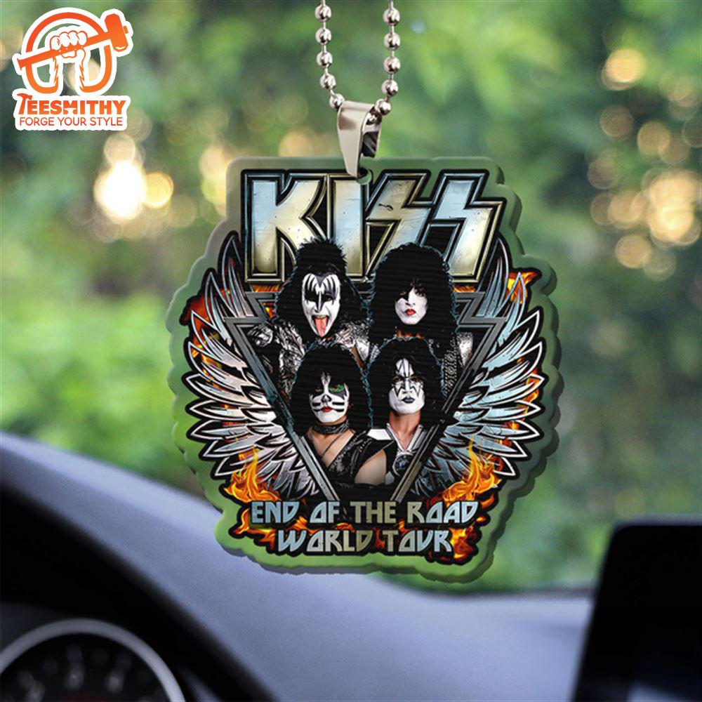 Kiss Band Decor Christmas Acrylic Car Ornament, Christmas Ornament