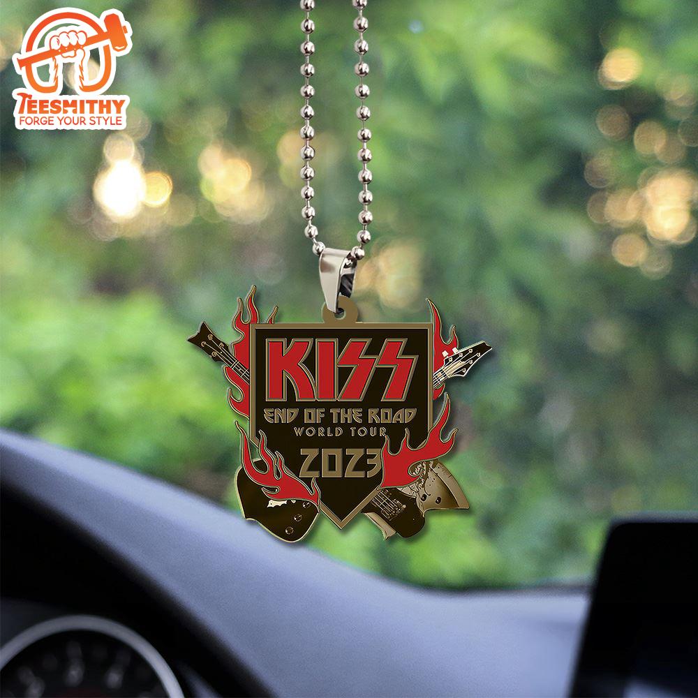 Kiss Band Decor Christmas  Acrylic Car Ornament, Christmas Ornament