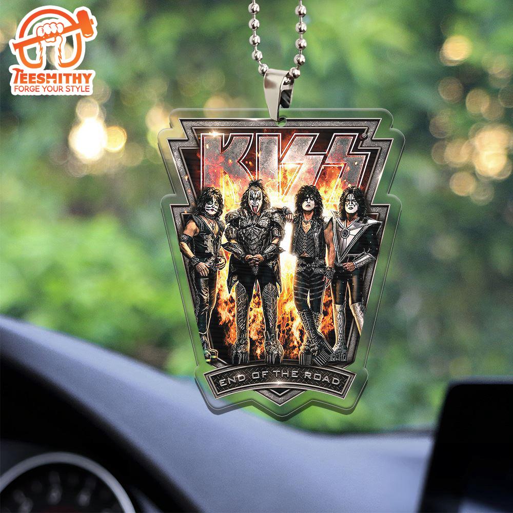 Kiss Band Decor Christmas Acrylic Car Ornament Gift Xmas