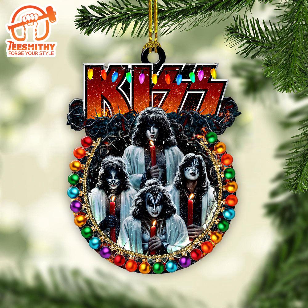 Kiss Band Decor Christmas  Acrylic Ornament, Christmas Ornament