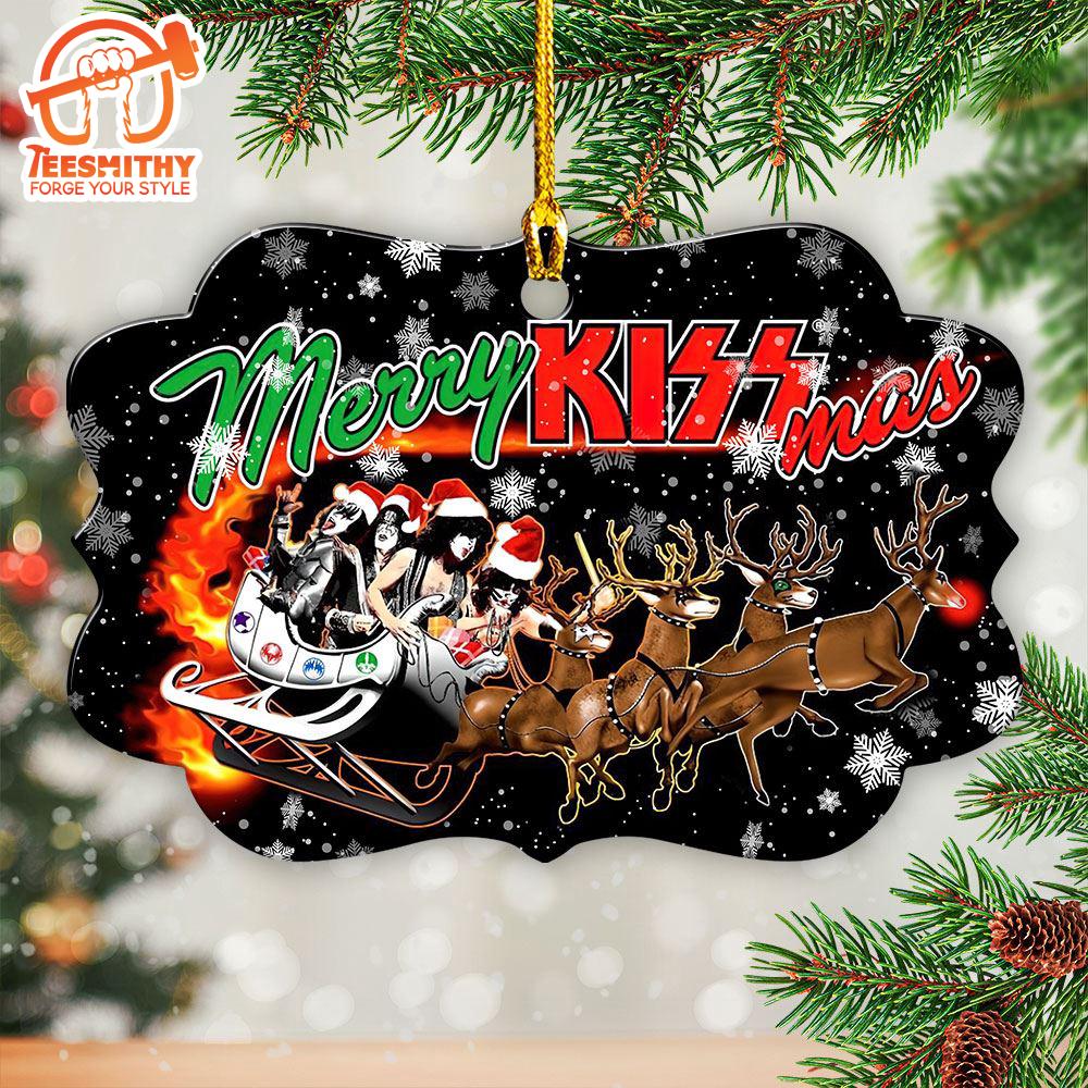 Kiss Band Fixed Shape 2-sided Acrylic Ornament Gift For Xmas