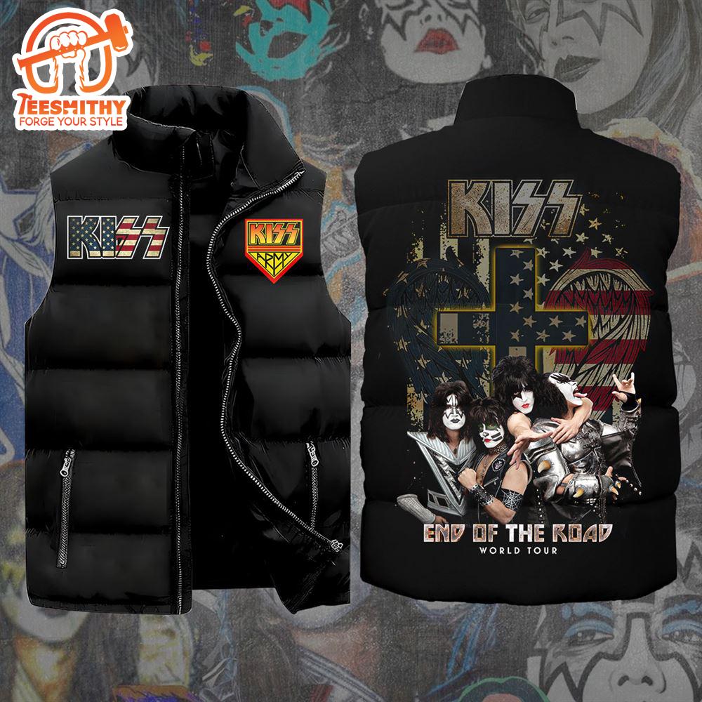 Kiss Band Flag US 2D Sleeveless Jacket