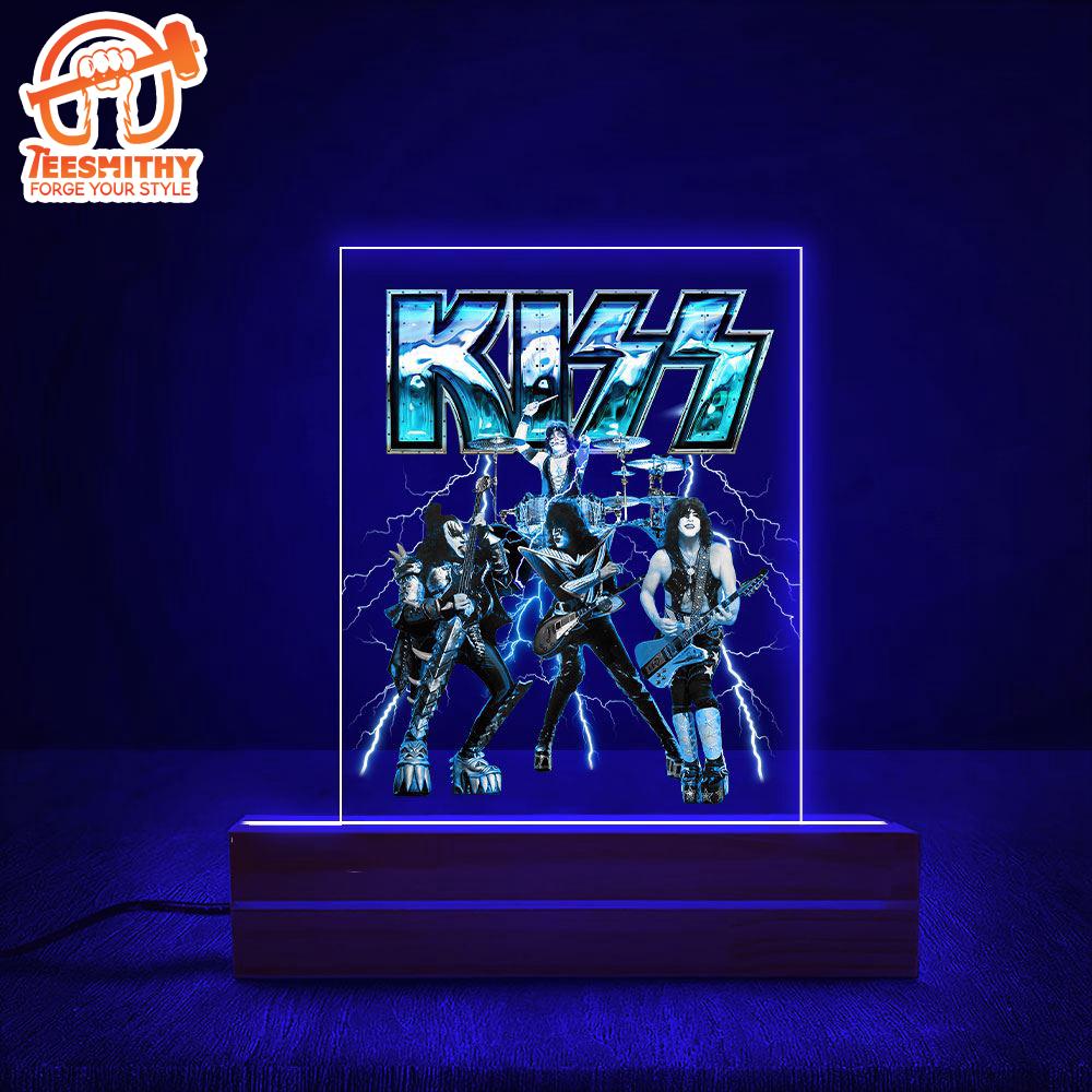 Kiss Band Led Light 7 Color Music For Fans