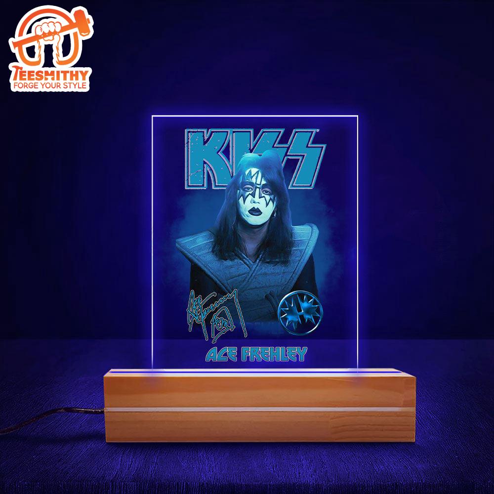 Kiss Band Led Light Blue