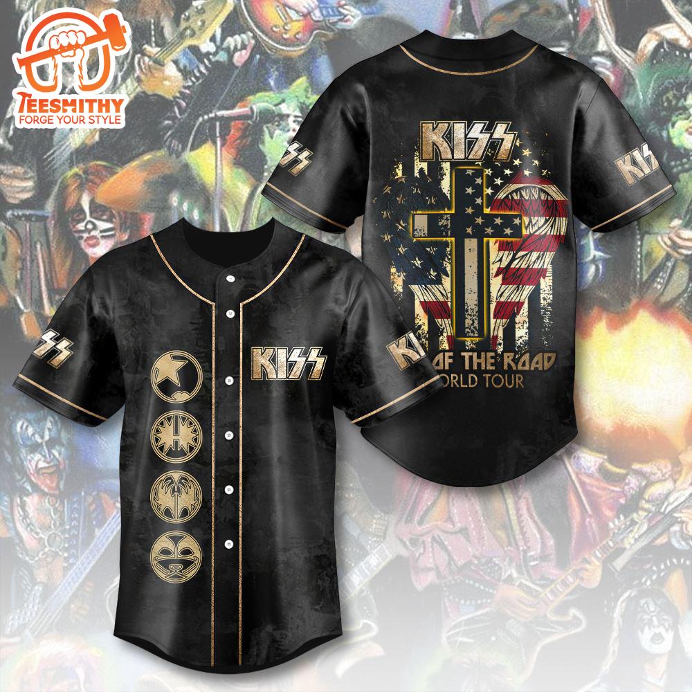 Kiss Band Merry Xmas Baseball Jersey