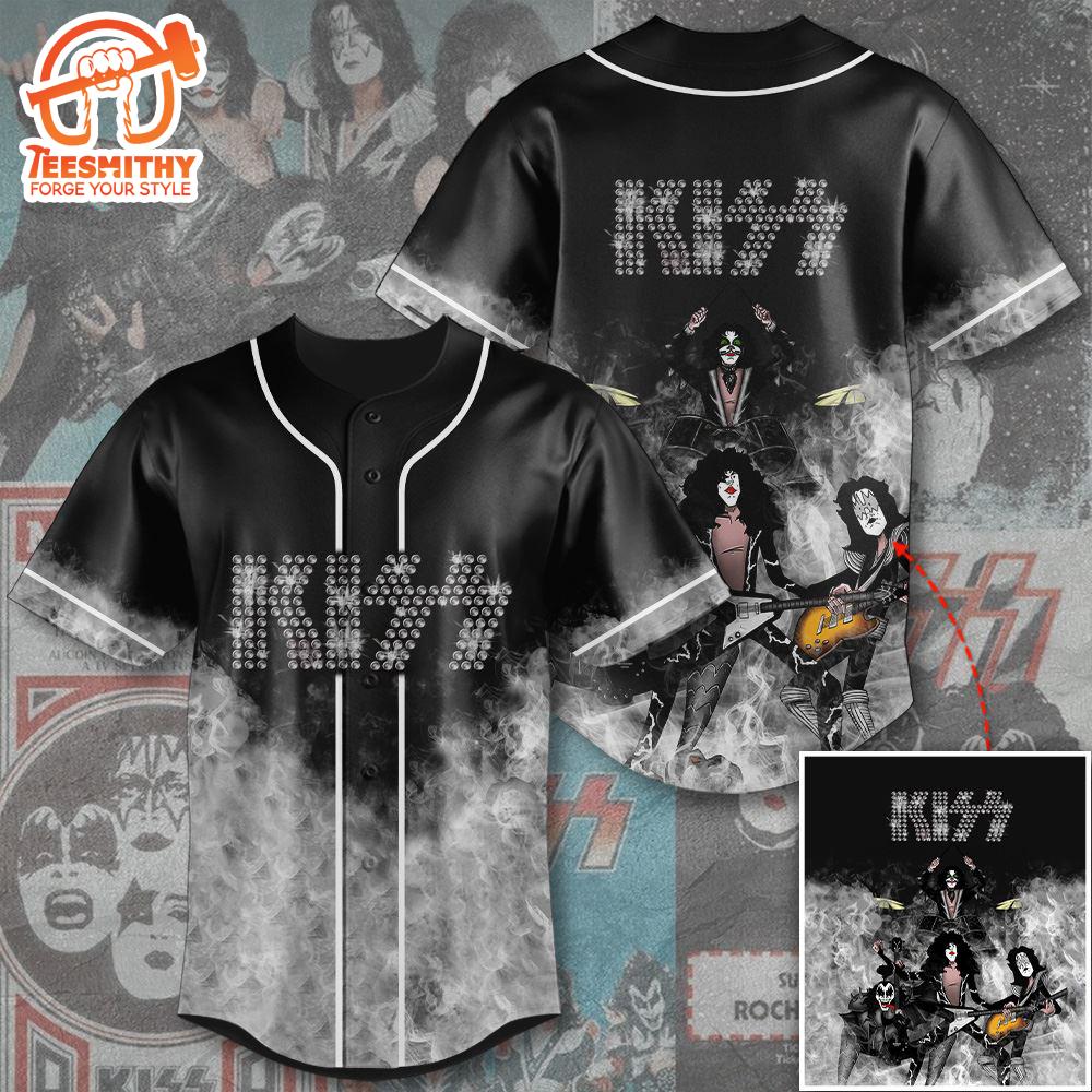 Kiss Band Music Rock 2024 Baseball Jersey