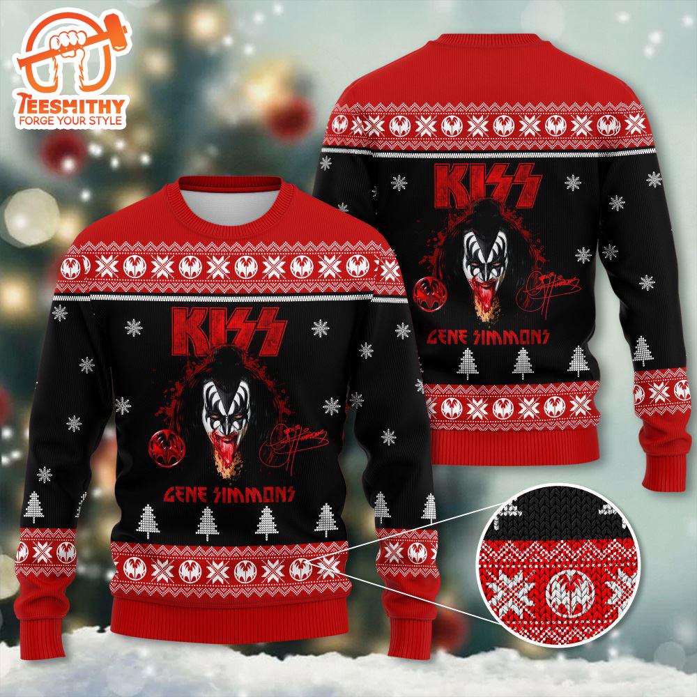 Kiss Band Rock And Roll Music 3D Ugly Sweater