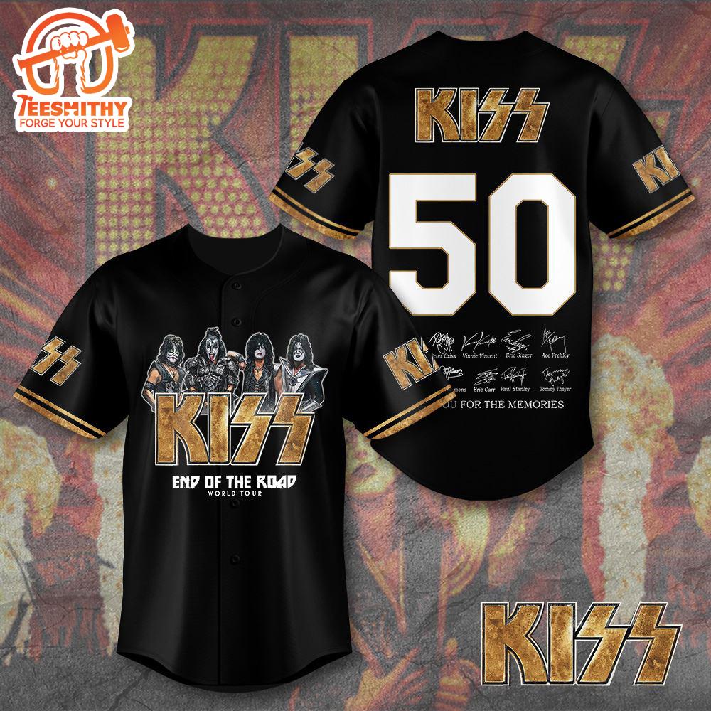 Kiss Band Trendding For Fans Baseball Jersey Shirt, For Gift Fans Jersey