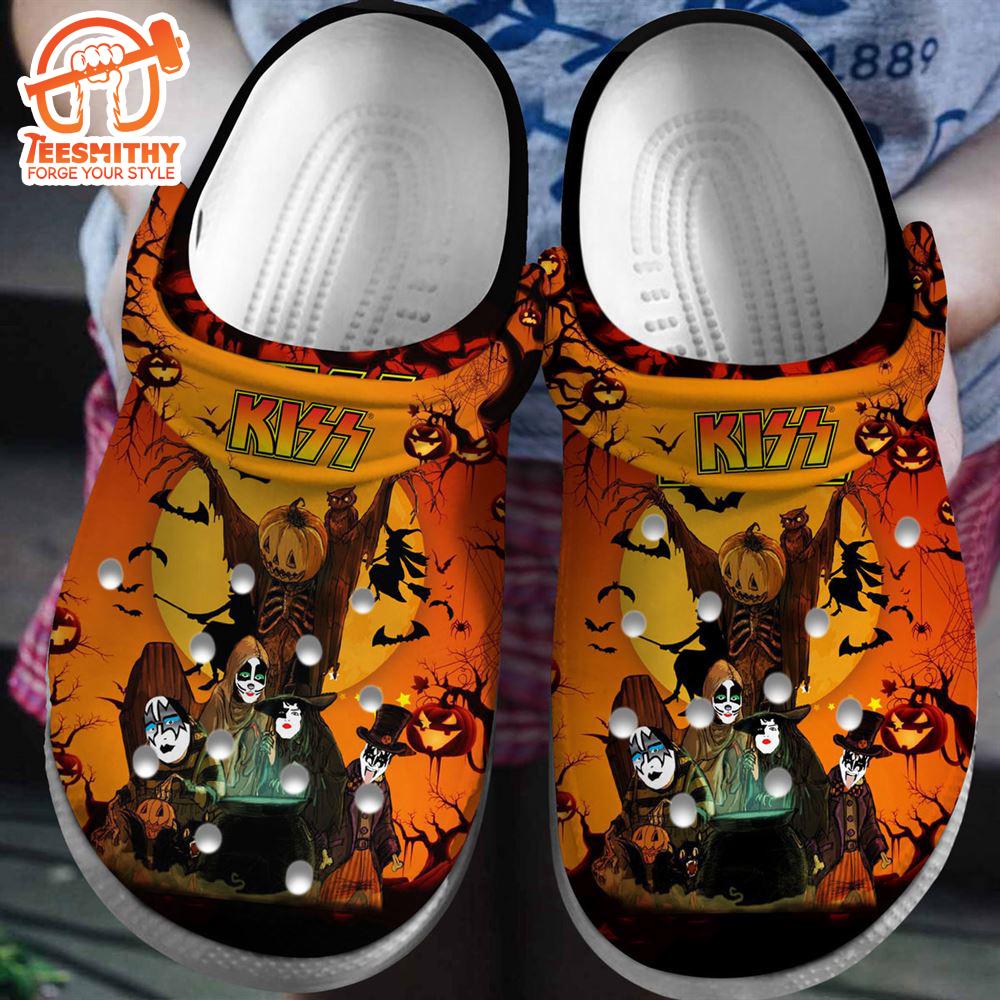 Kiss Halloween Music Clogs Shoes Comfortable For Men Women And Kids