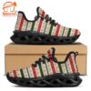 Knitted Christmas Print Pattern Black Max Soul Shoes   Gift Christmas