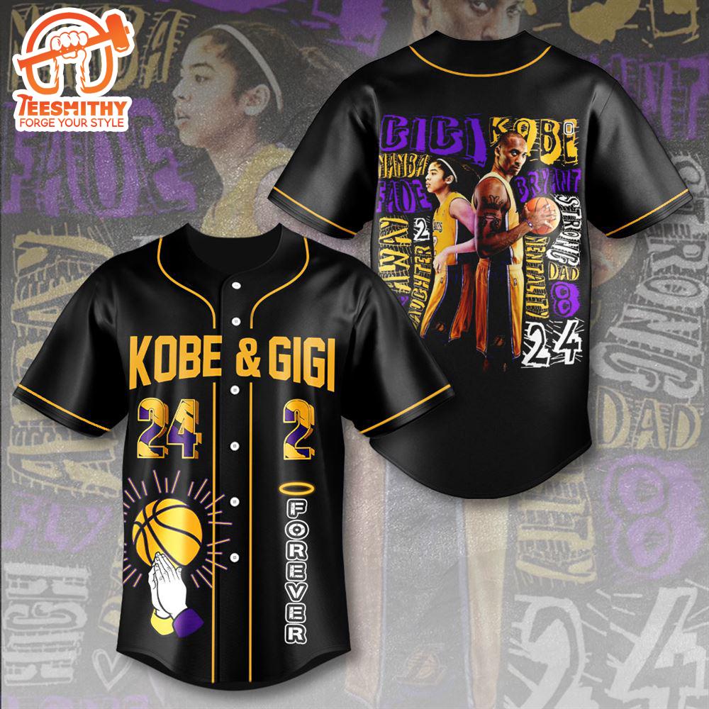 Kobe Bryant x Gigi Baseball Jersey Gift For Fan