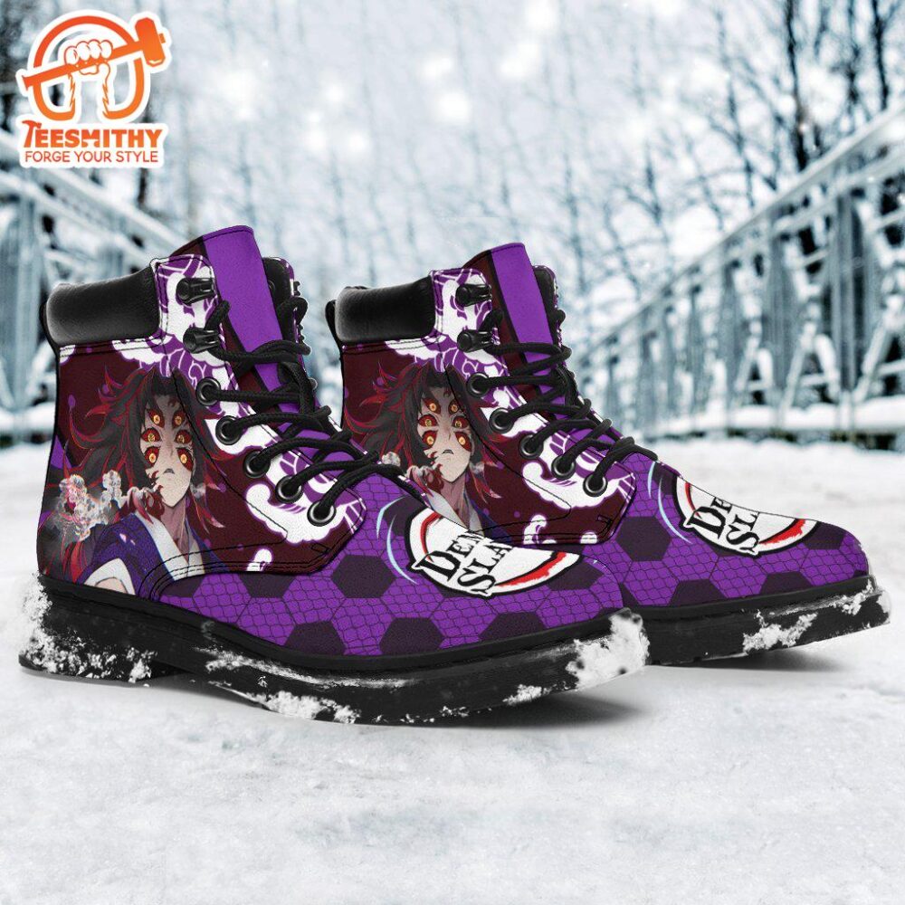 Kokushibou Boots Shoes Demon Slayer Anime Custom