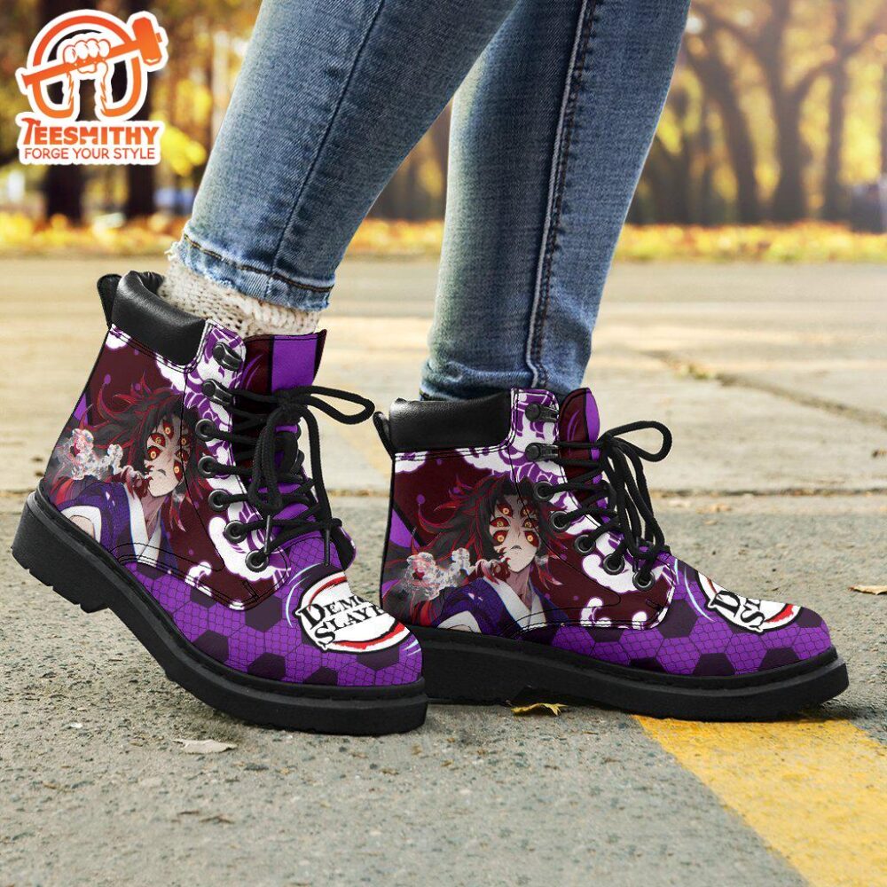 Kokushibou Boots Shoes Demon Slayer Anime Custom