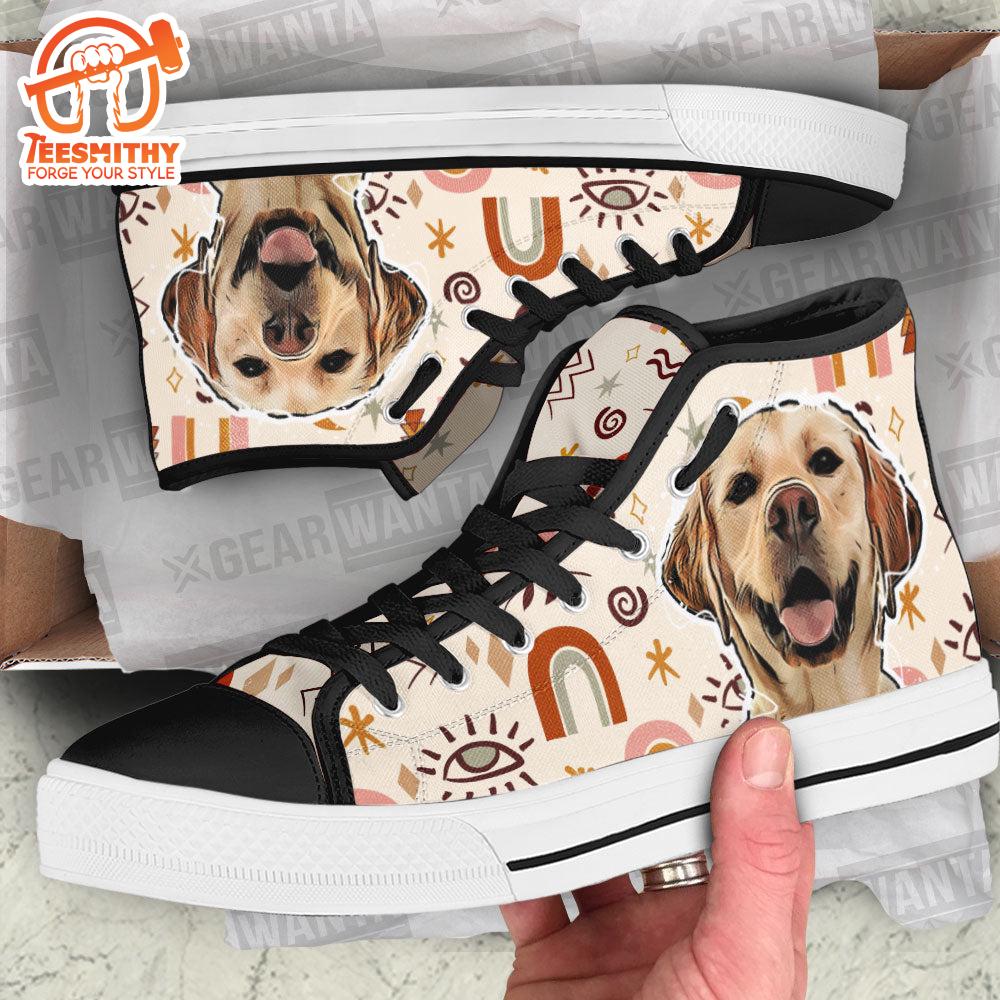 Labrador Retriever High Top Shoes Custom Boho