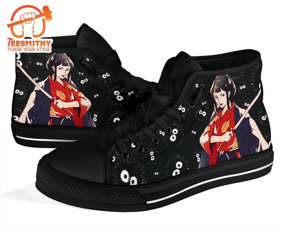 Lady Eboshi Sneakers Princess Mononoke High Top Shoes Ghibli Fan