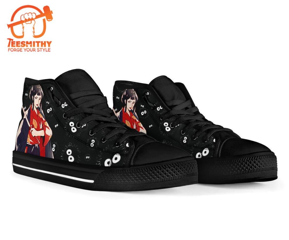 Lady Eboshi Sneakers Princess Mononoke High Top Shoes Ghibli Fan