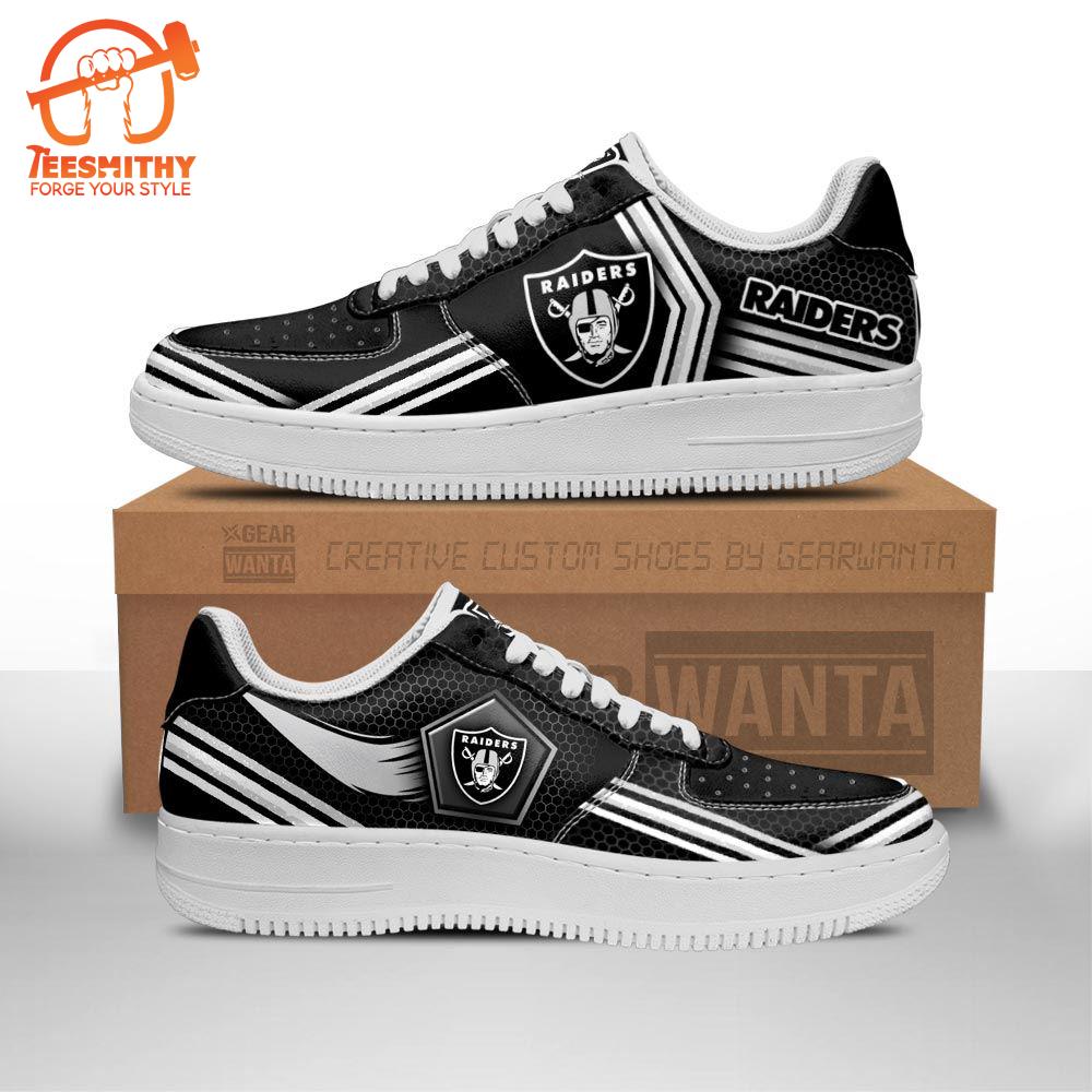 Las Vegas Raiders Air Sneakers Custom Force Shoes For Fans  Gift For Christmas