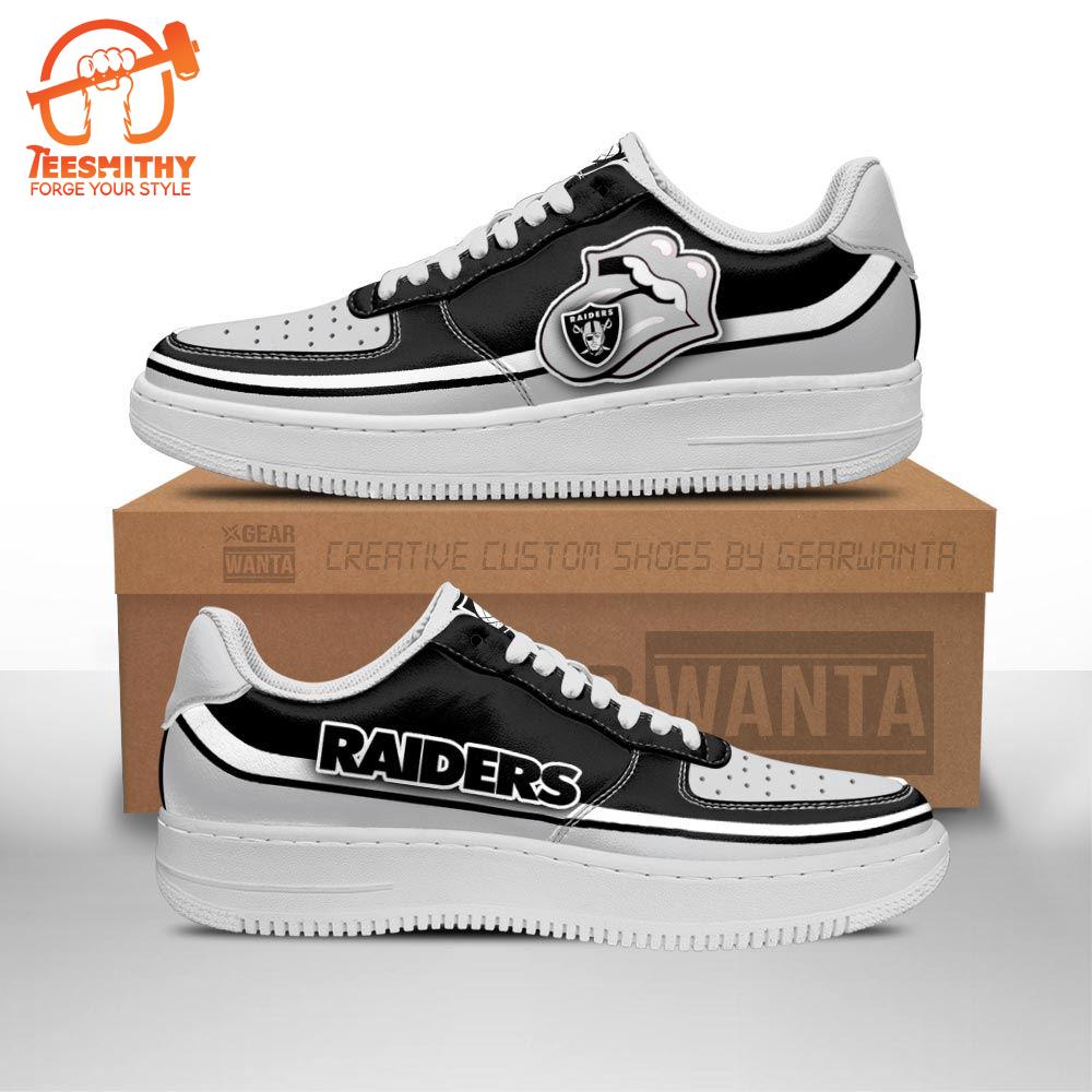 Las Vegas Raiders Air Sneakers Custom Force Shoes Sexy Lips For Fans  Gift For Christmas