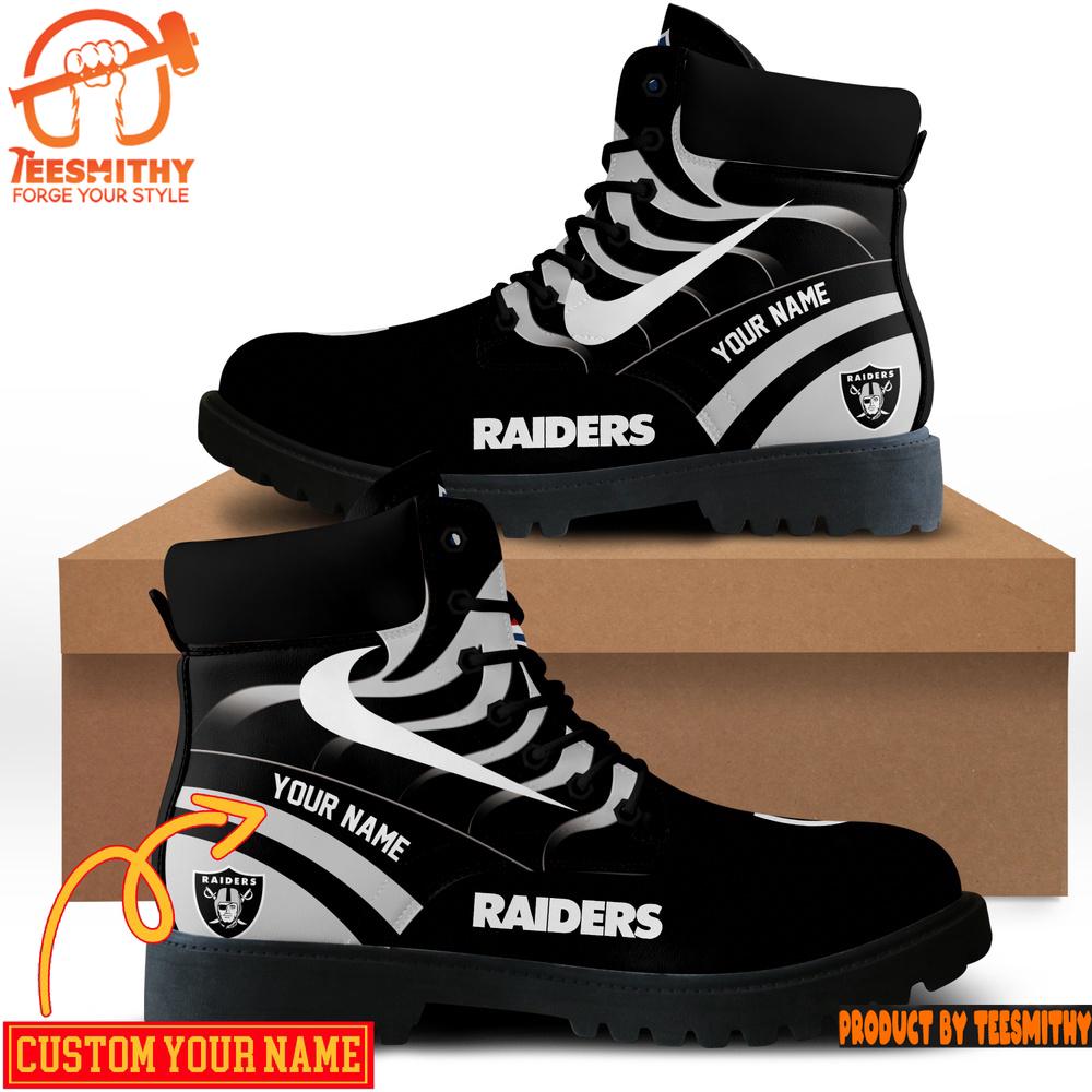 Las Vegas Raiders Custom Boots Shoes Idea Gift For Fan